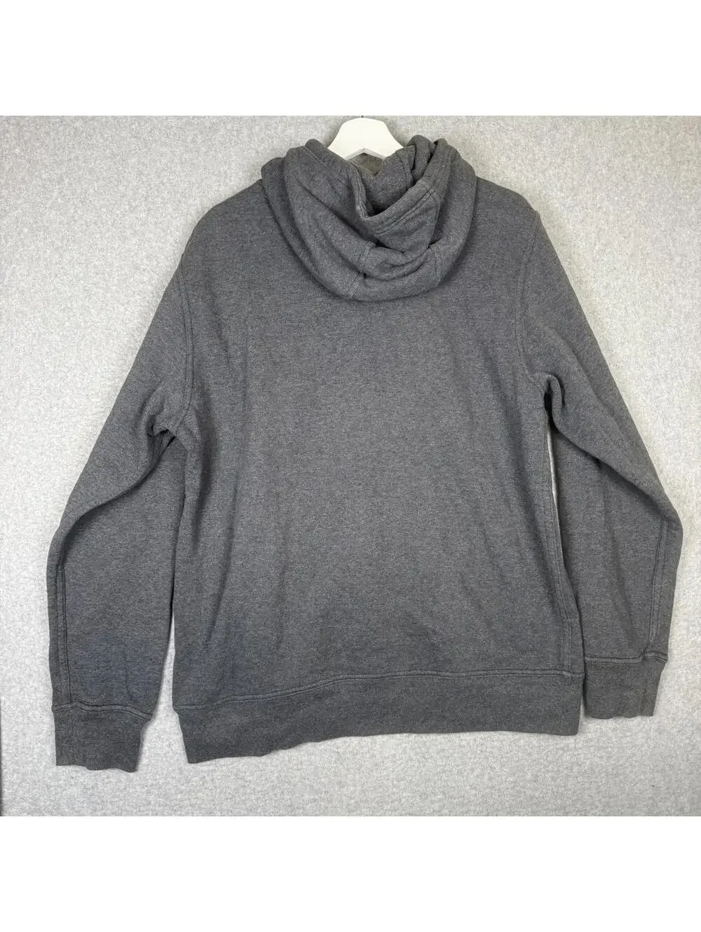 The North Face TNF Men's Size Large Gray Logo Hoodie Sweatshirt Hooded